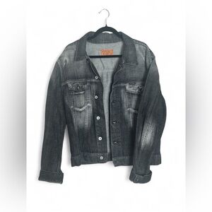 Energy Miss Sixty dark faded denim jacket trucker style vintage Size XL